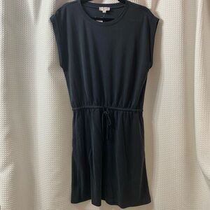 LOFT Black Sleeveless Mini Dress